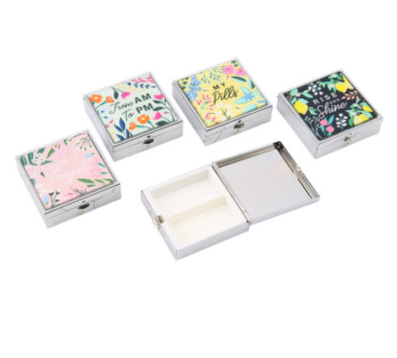 Pill box. Lost in Eden assorted pill boxes.