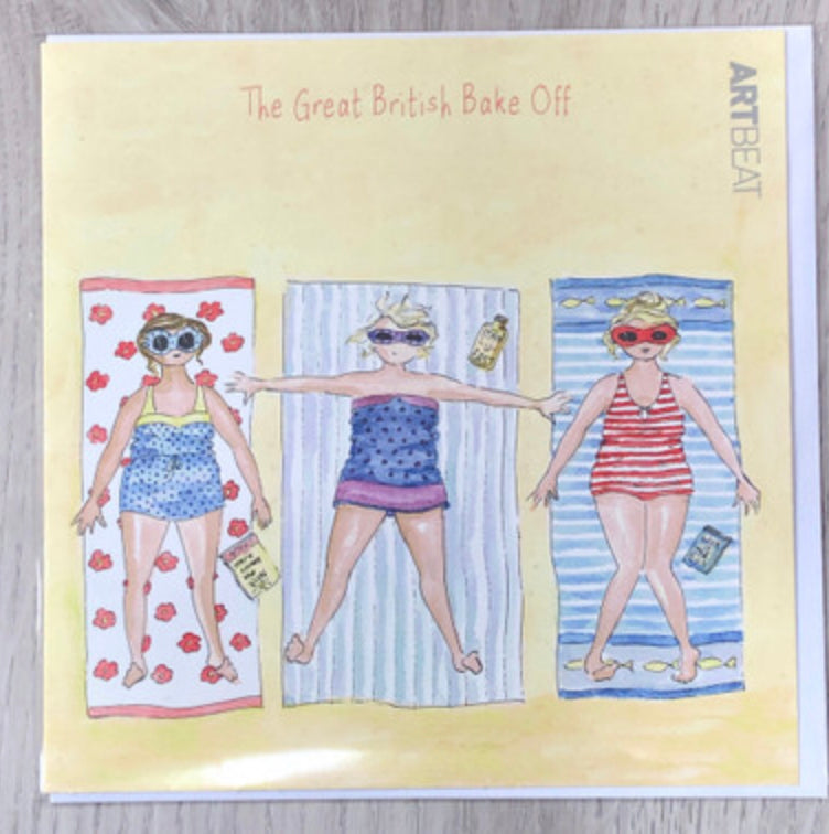 Card- The great British Bake off.