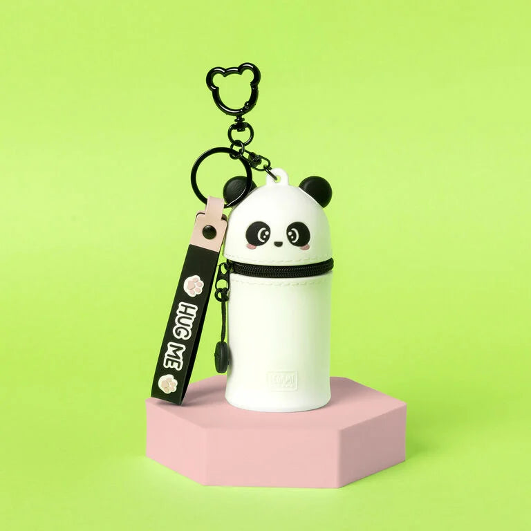 Panda Coin Purse with Key Ring - Mini Kawaii