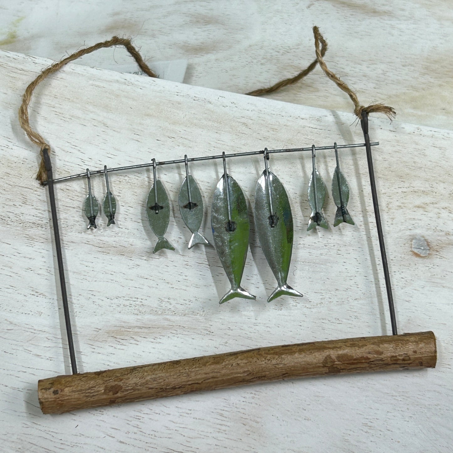 Hanging fish drying ornament