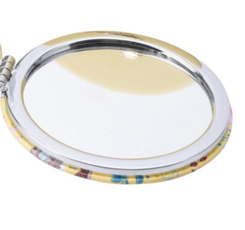 British Birds Yellow Blue Tit Compact Mirror