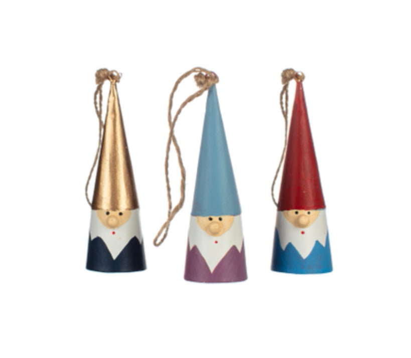 Tomte hanging Christmas tree decoration by Shoeless Joe
