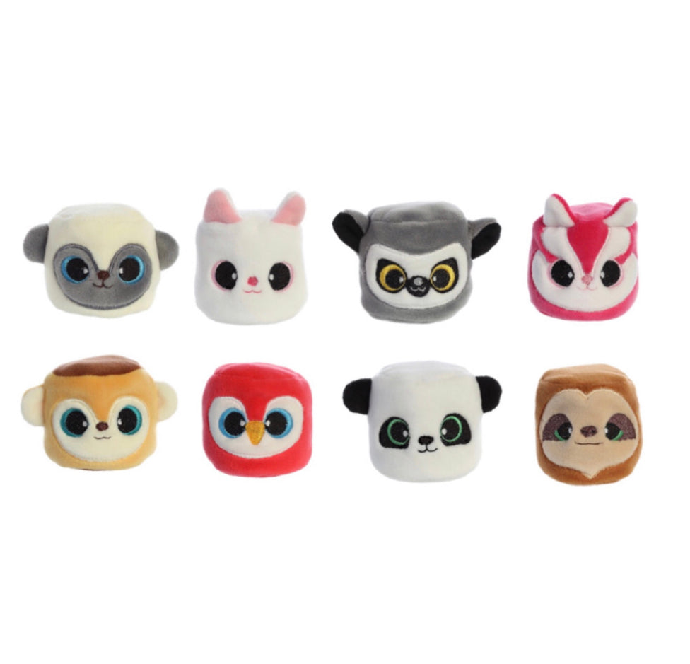 YooHoo Stackies Plush Soft Toy Animals, 8 to collect
