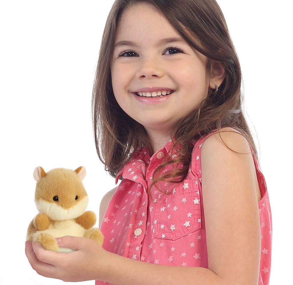 Palm Pals Happy Hamster Soft Toy