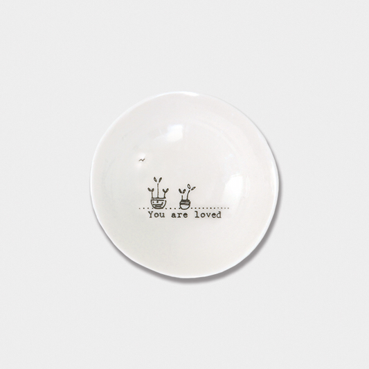 East of India trinket dish. You are loved.
