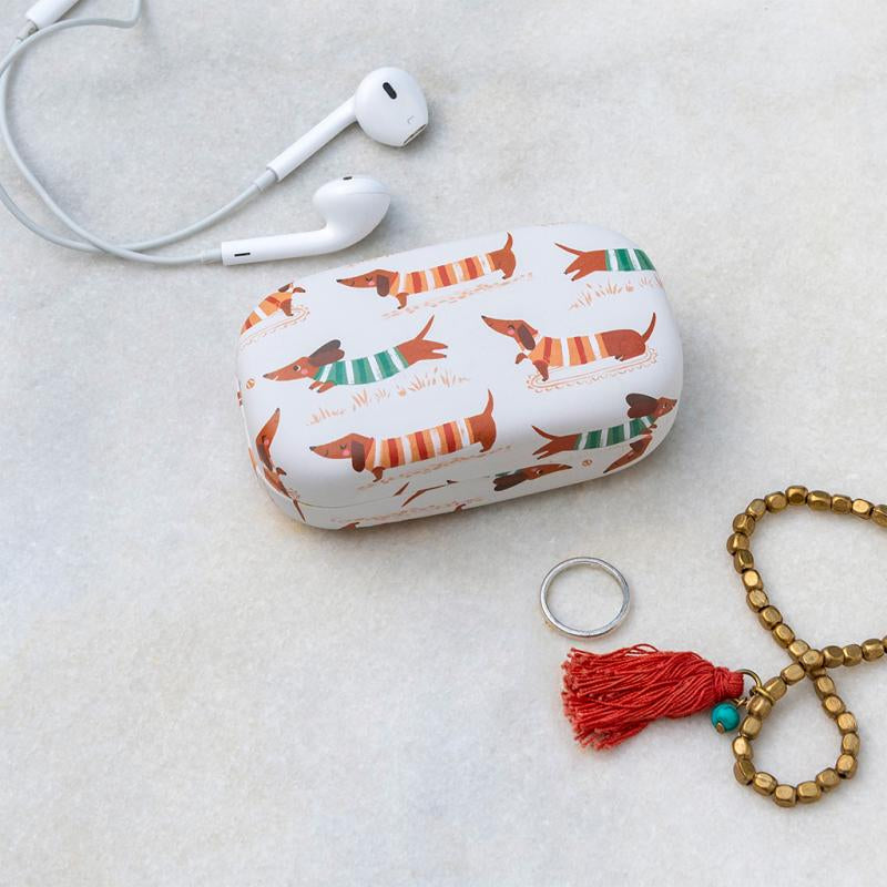Sausage Dog mini travel case