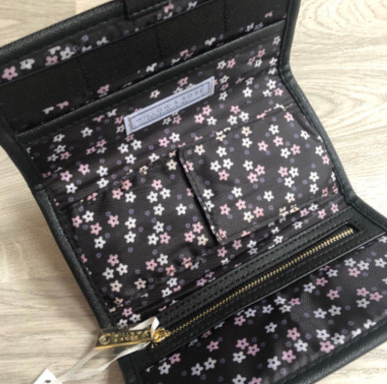 Ta-Da! Black jewellery roll. Travel jewellery roll by willow & rose