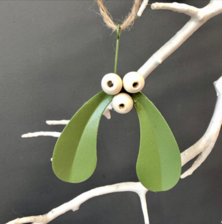 Mistletoe hanging decoration by Shoeless Joe