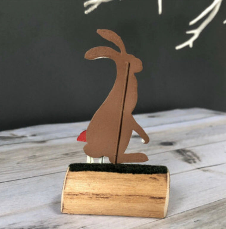 Standing hare ornament by Shoeless Joe