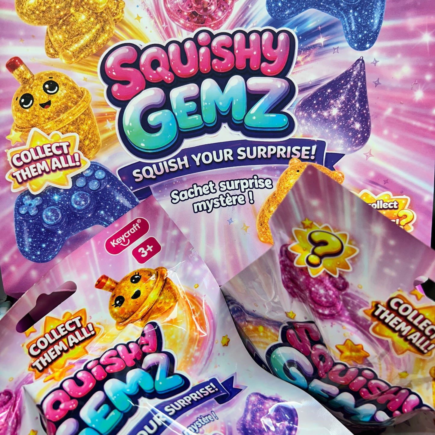 Squishy Gemz Mystery Sensory Toys blind bag.