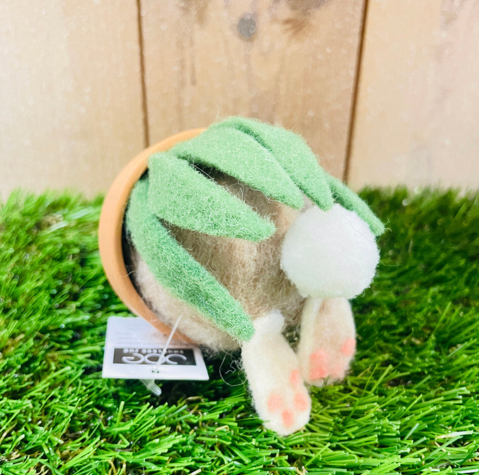 Plant pot bunny, Easter ornament by Shoeless Joe