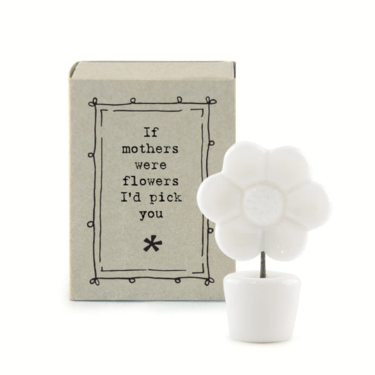 If mothers were flowers I’d pick you. Ceramic flower matchbox by East of India