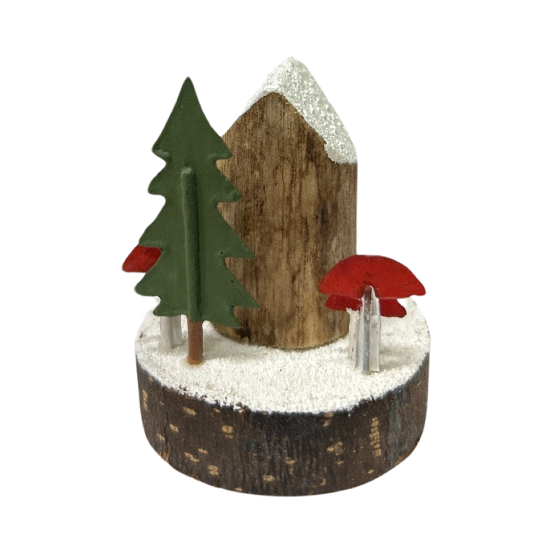 Winter Fairy house ornament