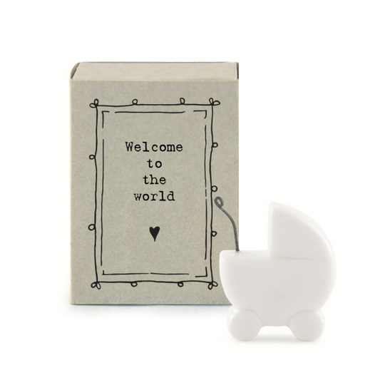 Welcome to the world. Ceramic matchbox keepsakes by East of India
