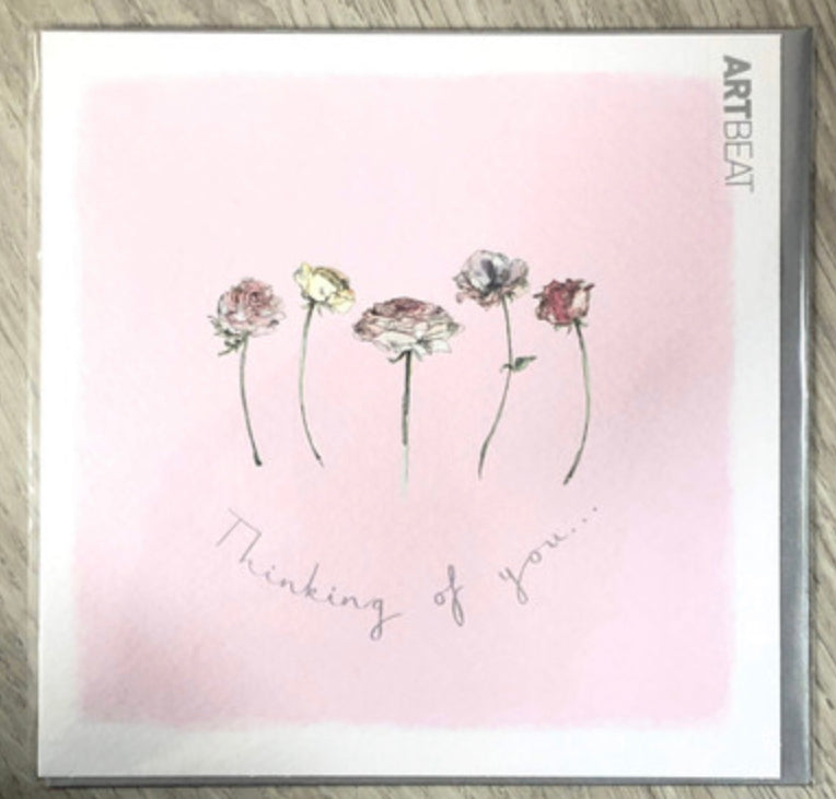 Thinking of you. Rose card by art beat