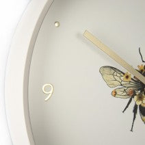 12'' Bee In Bloom Wall Clock by Thomas Kent clocks