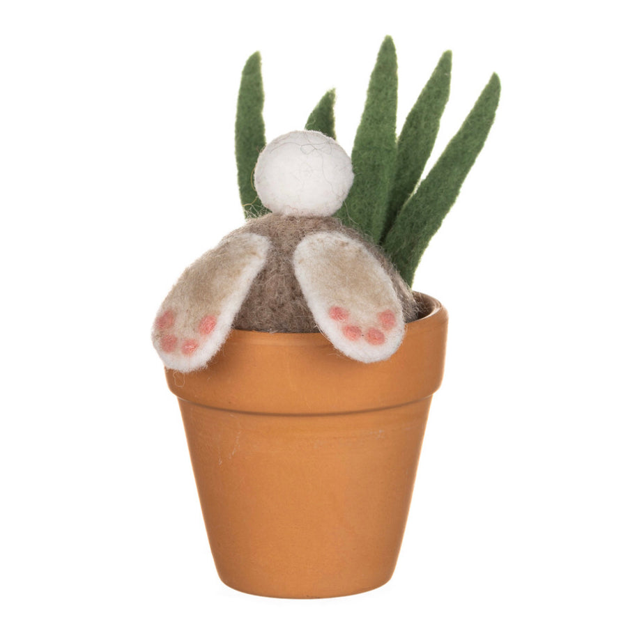 Plant pot bunny, Easter ornament by Shoeless Joe