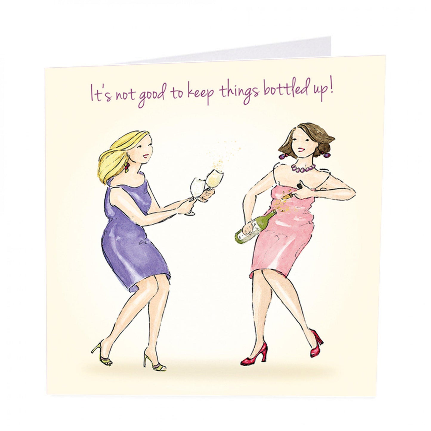 Birthday card- It’s not good to keep things bottled up!