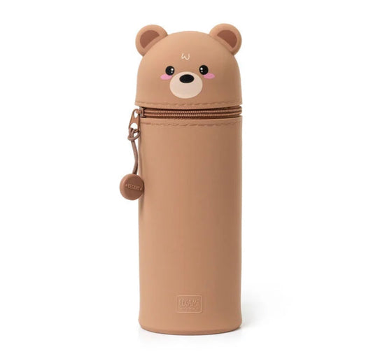 Teddy bear 2-1 soft silicone pencil case by legami milano