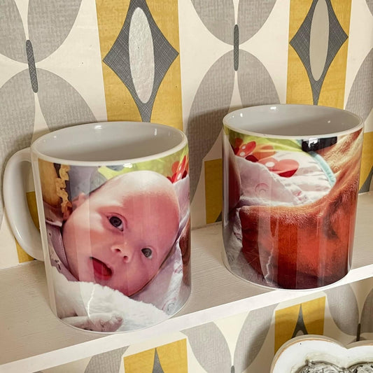 Your photo on a mug. Personalised photograph ceramic mug