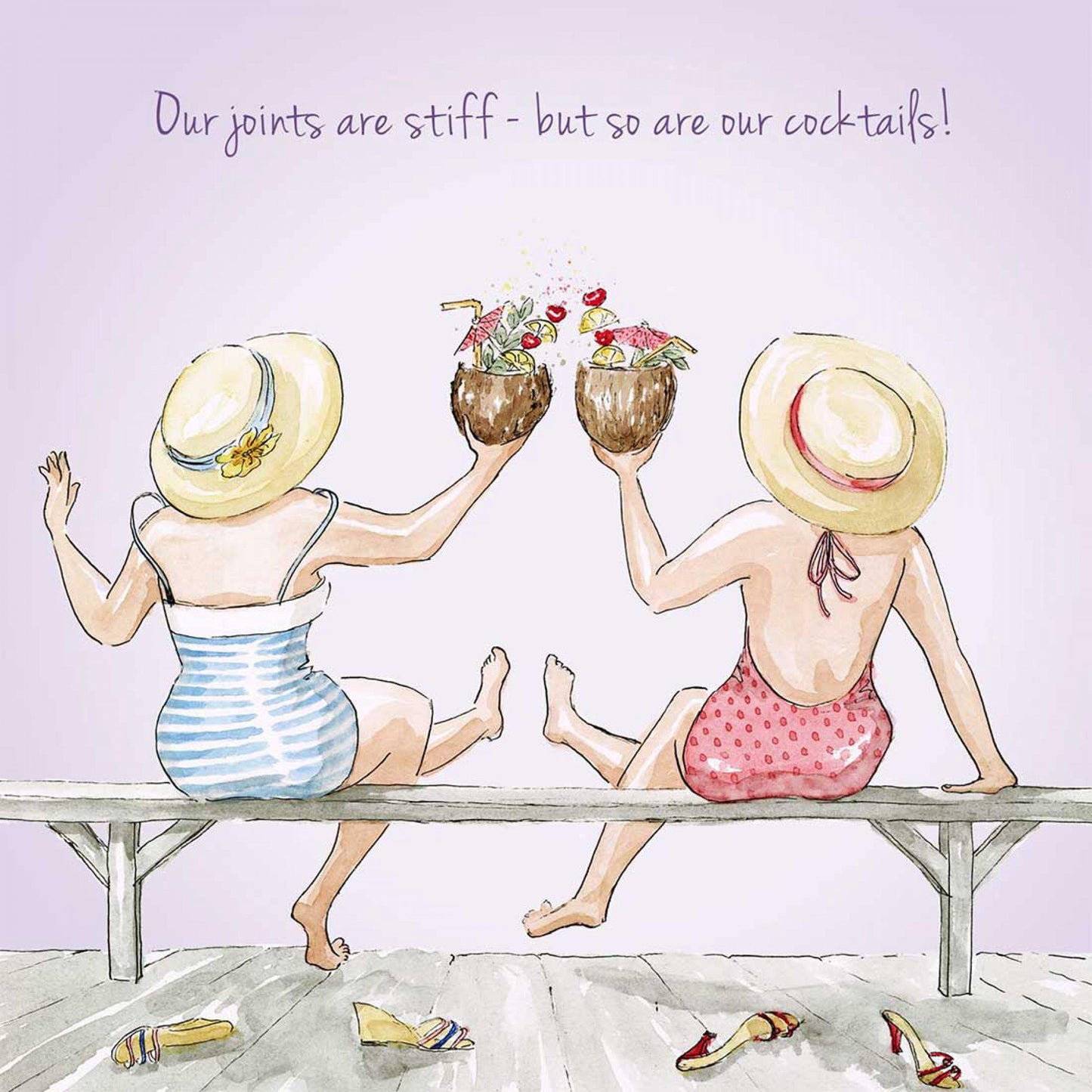 Stiff cocktails- birthday card