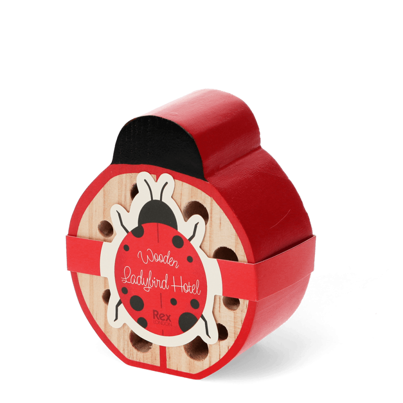 Ladybird wooden bug hotel