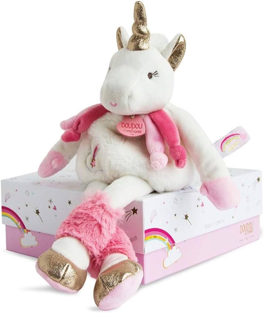 Unicorn pantin Lucie la licorne by doudou et compagnie