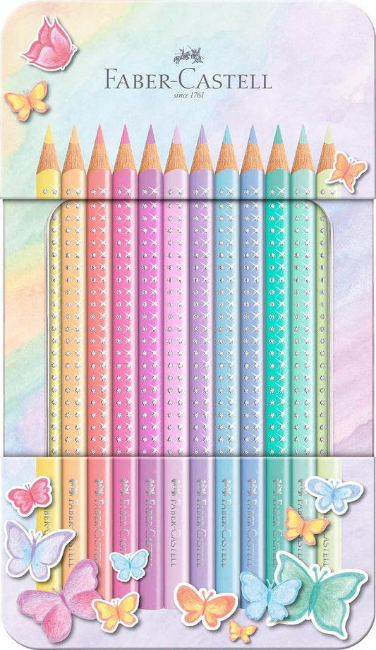 Faber -Castell Sparkel pastel colouring pencils