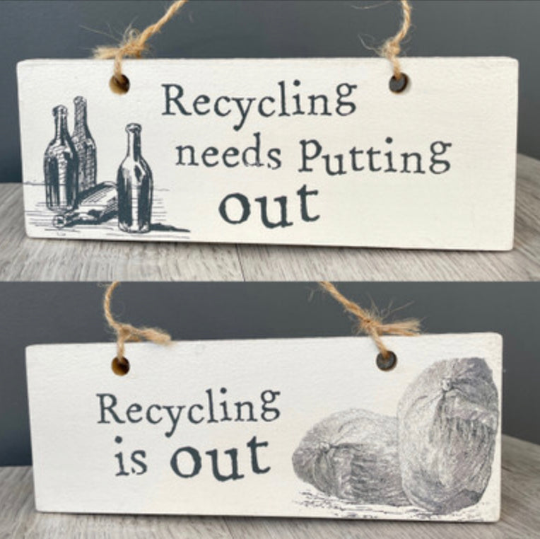Double sided house work signs by Angelic Hen