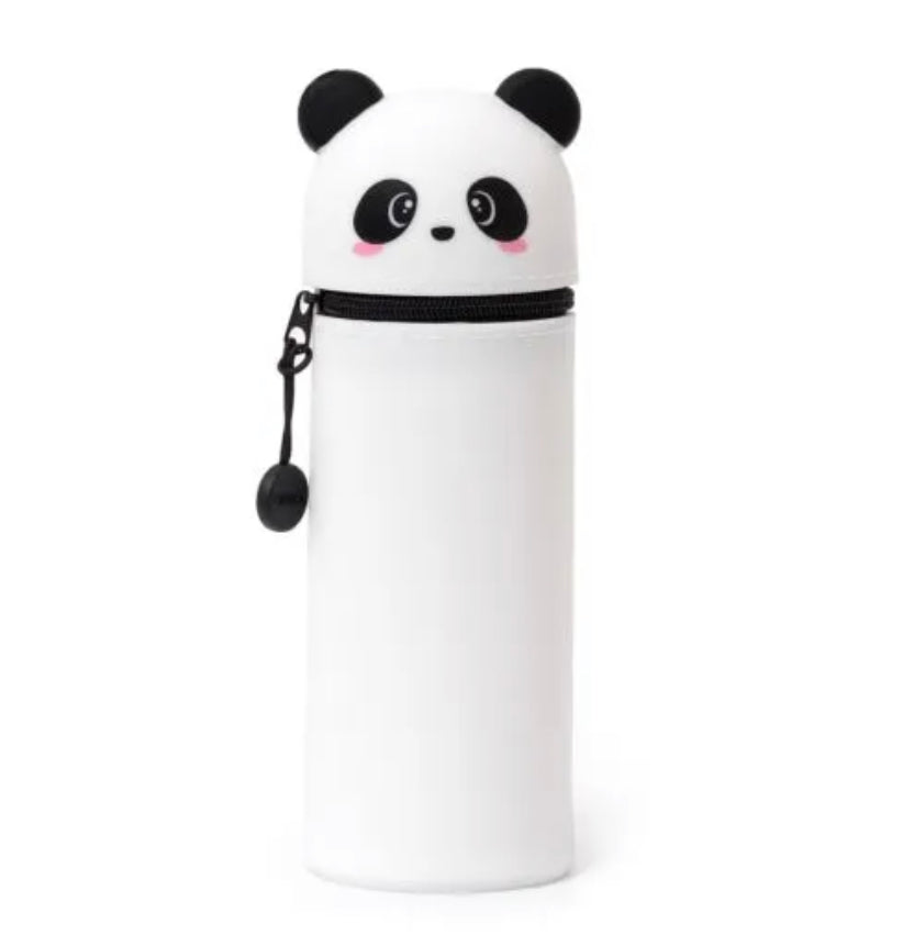 Panda 2 in 1 silicone pencil case by Legami Milano