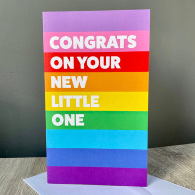 Pride card. Congratulations on your new little one