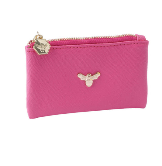 The Beekeeper Bee Coin Purse in Pink.