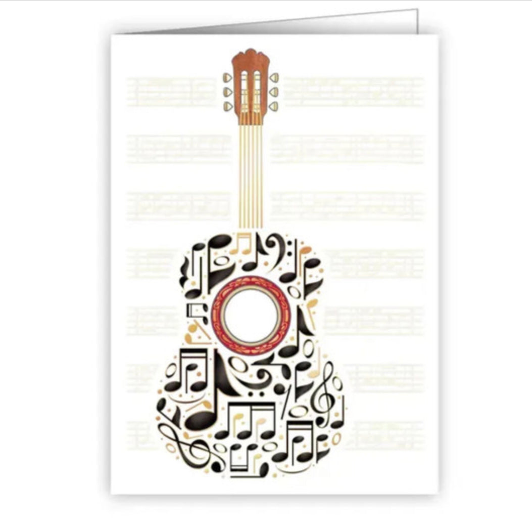 Guitar Notes Mini Card