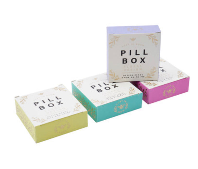 Pill box. Lost in Eden assorted pill boxes.