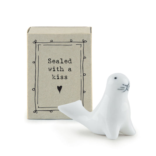 Matchbox seal- sealed with a kiss