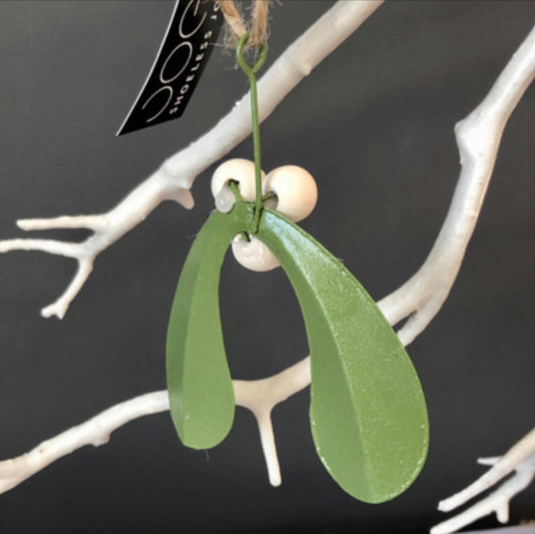 Mistletoe hanging decoration by Shoeless Joe
