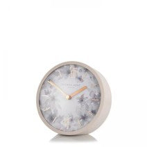 5" Crofter Mantel Clock Dusty Pink. Thomas Kent clocks.