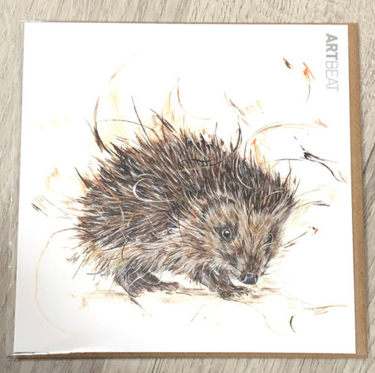 Card - hedgehog little rascal