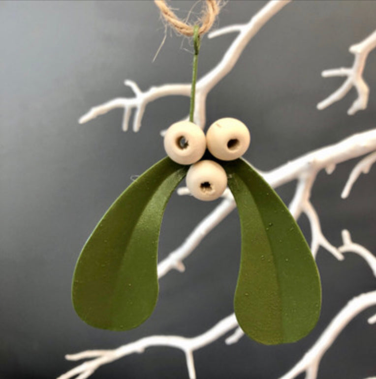 Mistletoe hanging decoration by Shoeless Joe