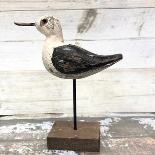 Sandpiper sculpture bird ornament (small) by Shoeless Joe
