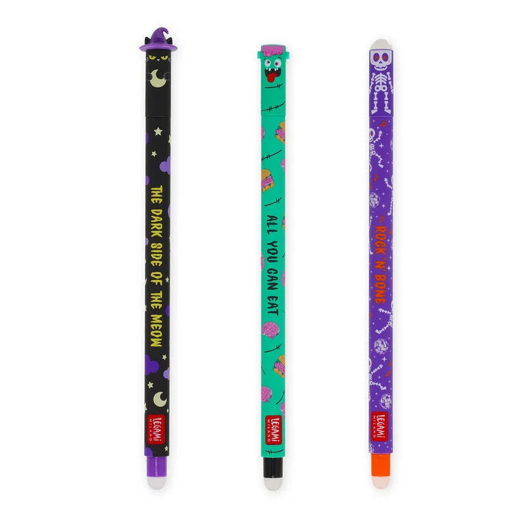 Halloween legami erasable pens limited edition.
