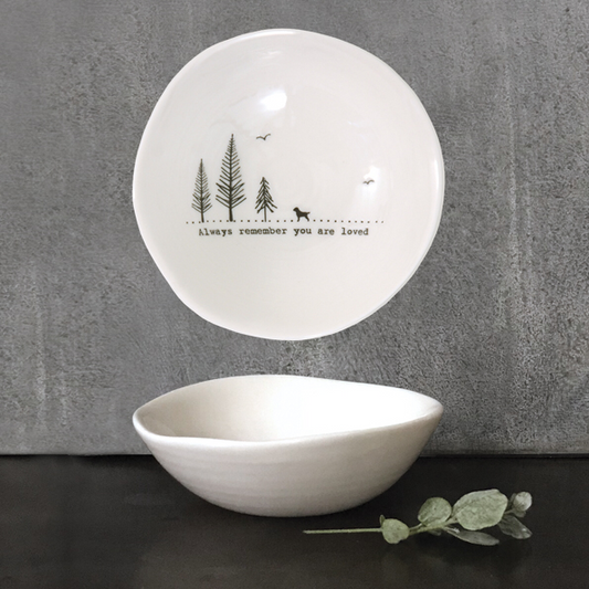 East of India trinket dish. Always remember you are loved.