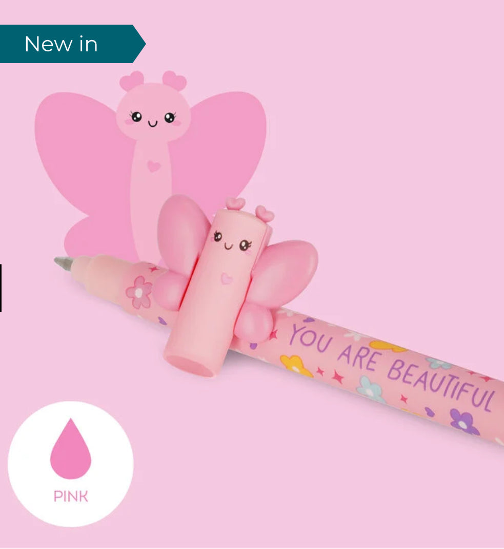 Butterfly erasable pen. Legami.