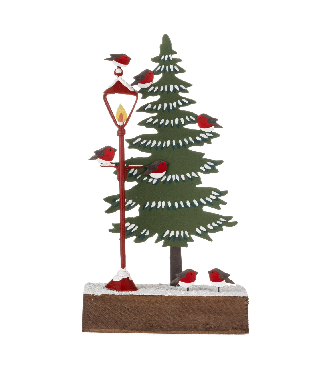 Christmas tree & Robins Shoeless Joe standing Christmas ornament