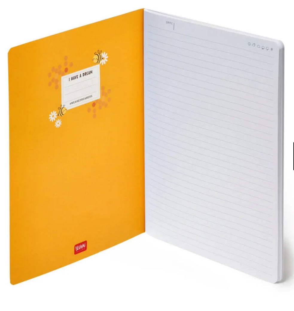 Bee inspired. Lined Notebook - B5 Sheet