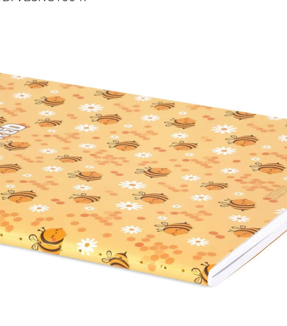 Bee inspired. Lined Notebook - B5 Sheet