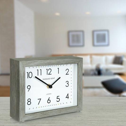 7" Smithfield Mantel Clock Limestone by Thomas Kent clocks