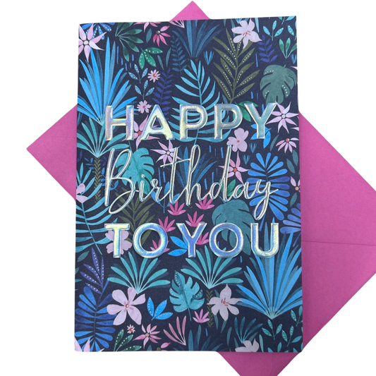 Happy Birthday to you bloom card