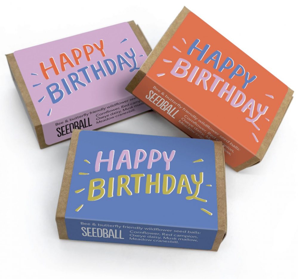 Happy Birthday Seedball match box