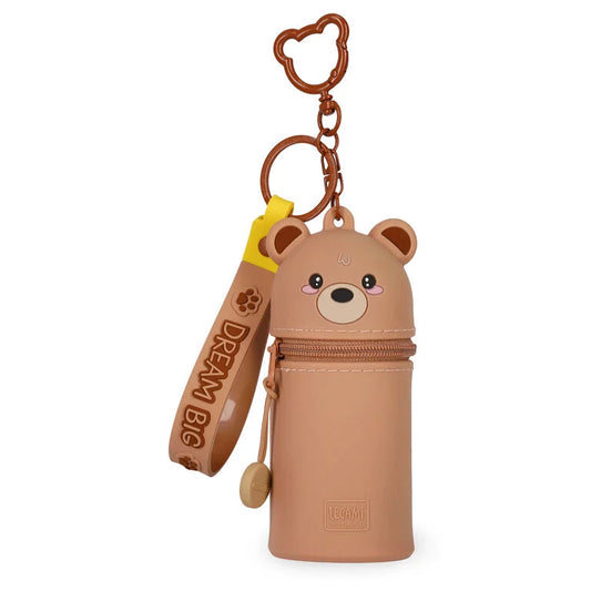 Bear Coin Purse with Key Ring - Mini Kawaii